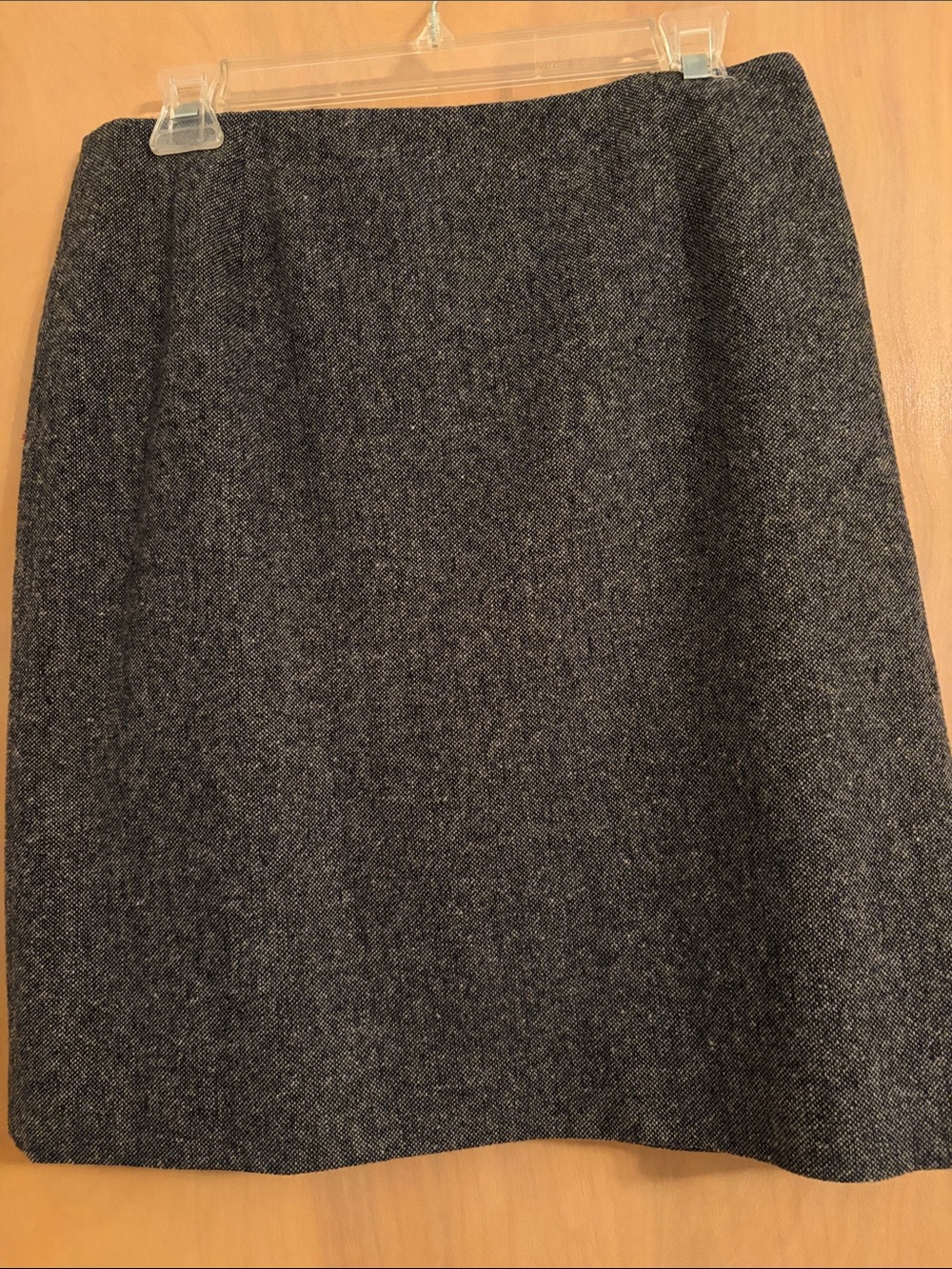 Style & Co. Dark Gray A-Line Tweed Skirt
